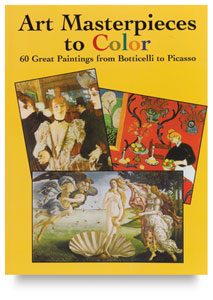 Art Masterpieces to Color, 128 Pages