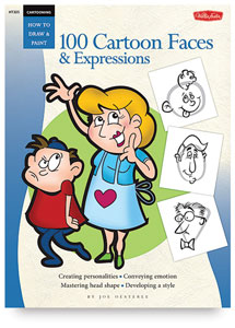 100 Cartoon Faces & Expressions&nbsp; NEW! 