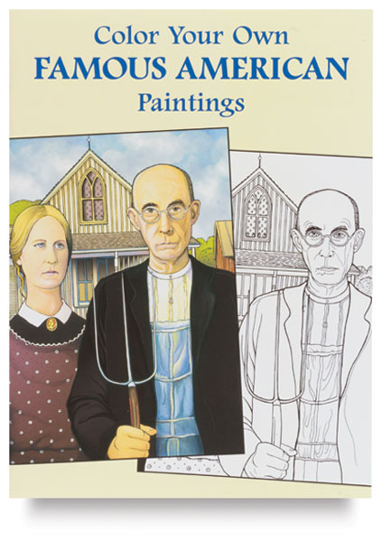 Color Your Own Famous American Paintings