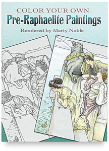 Color Your Own Pre-Raphaelite Paintings