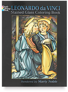 Leonardo da Vinci Stained Glass