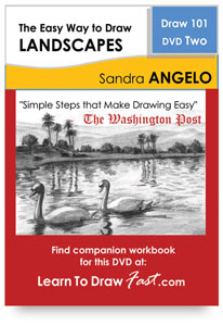 The Easy Way to Draw Landscapes, Flowers, and Water