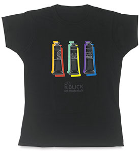 Paint Tube T-shirt, Women's Large