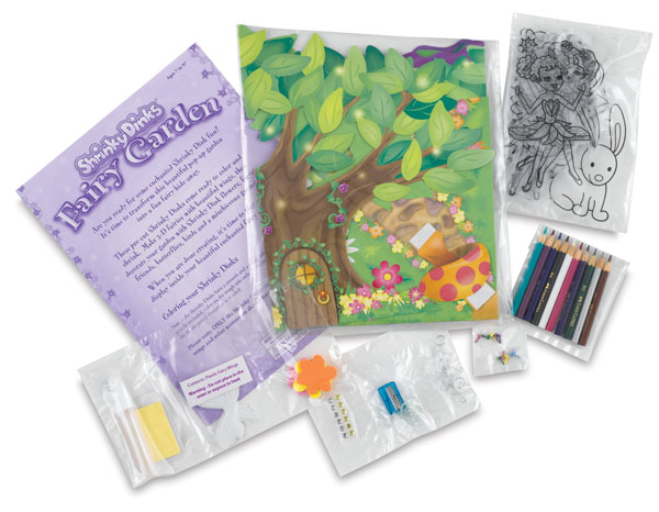 Shrinky Dinks Fairy Garden