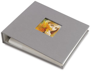 Ringboud Photo Album, Gray