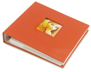 Ringbound Photo Alubm, Orange