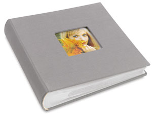 Bookbound Photo Album, Gray