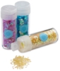 Iridescent Hearts and Stars Glitter, 12 Pack