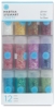 Iridescent Vintage Leaf Glitter, 12 Pack