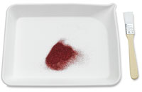 Martha Stewart Glitter Trays and Brush Set