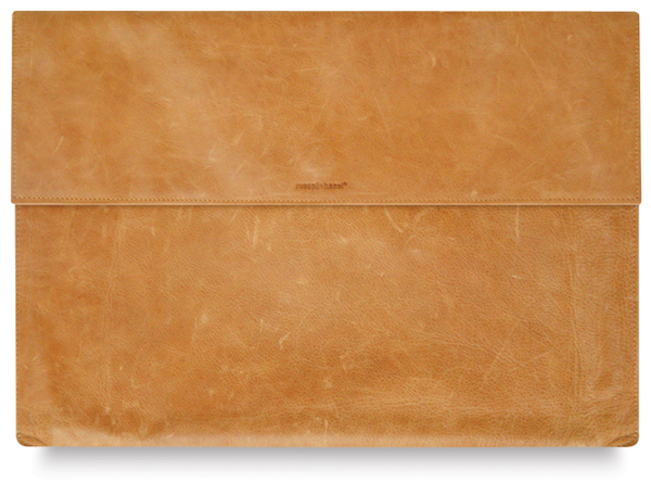 Camel Leather Clutch Portfolio