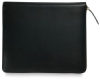 Leather Tablet Folio, Black