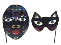 Carnival Scratch Masks