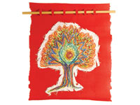 Fabric Paint Hanging