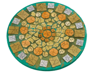 Ostrich Egg Mosaics