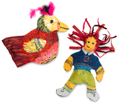 Primitive Semi Flat Dolls