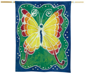 Easy Fabric Batik with Glue