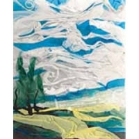 Recycled Plastic Collage