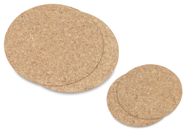 Hygloss Cork Coasters - BLICK art materials